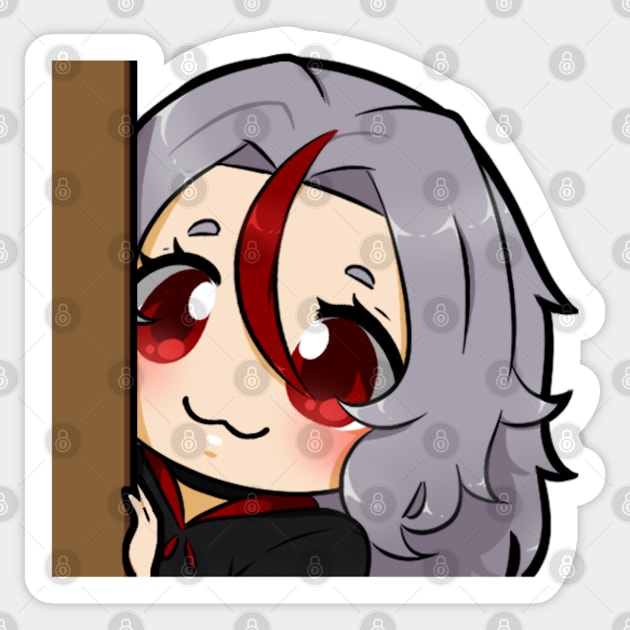 peek-a-boo Sticker by Milachan